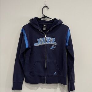 Adidas Blue Jazz Zip-Up Jacket